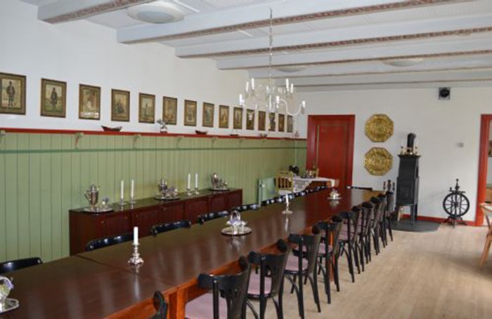 Den historiske sal på Bennetgård