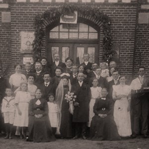 Bryllup på banegården, 1914