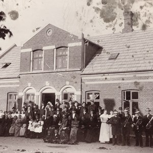 Bryllupsselskab cirka 1900