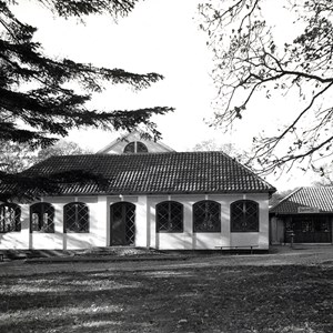 Pavillonen i Skibelund Krat, set fra øst (B 3166)