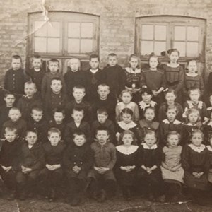 Skolebillede af årgang 1918