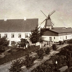 Skodborg Mølle set fra syd 1930