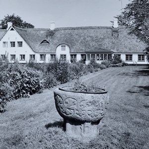 Toftlundgård fra haven, ældste del bygget 1800