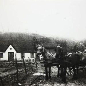 Hestekøretøj ved gård