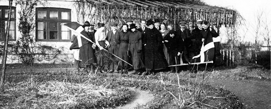 Afstemingsdagen fejres 11/2 1920 på Mølvejgård i Hjerting