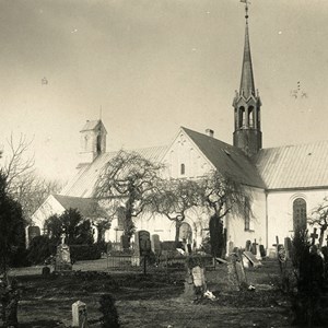 Skodborg Kirke set fra sydøst 1900
