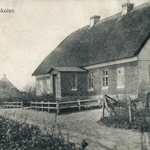 Veerst Skole cirka 1905